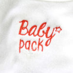 Bavoir brodé cadeau naissance baby pack